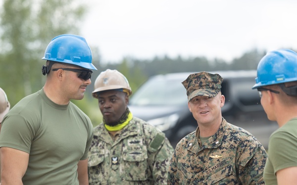 BALTOPS 25 training area construction visit