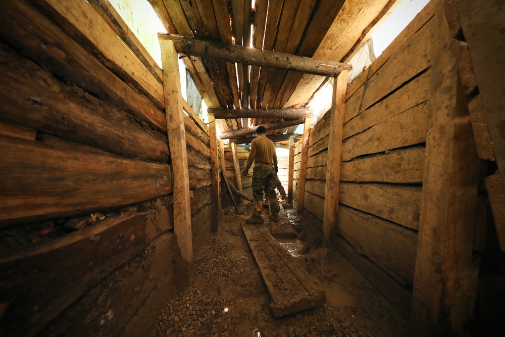 Seabees and Marines Reinforce Trench Systems - BALTOPS 25