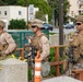 U.S. Marines Stand Guard at Wilshire Federal Building