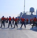 U.S. and NATO Ships Conduct a Replenishment-at-Sea