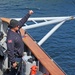 U.S. and NATO Ships Conduct a Replenishment-at-Sea
