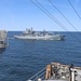 U.S. and NATO Ships Conduct a Replenishment-at-Sea