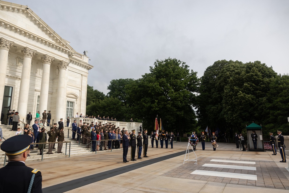 Army Full Honor Wreath Laying Ceremony