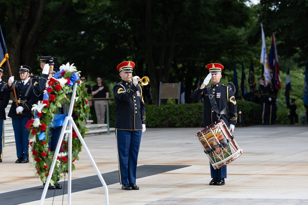 Army Full Honor Wreath Laying Ceremony
