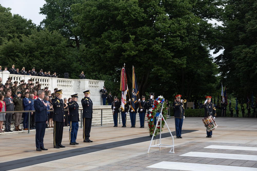 Army Full Honor Wreath Laying Ceremony