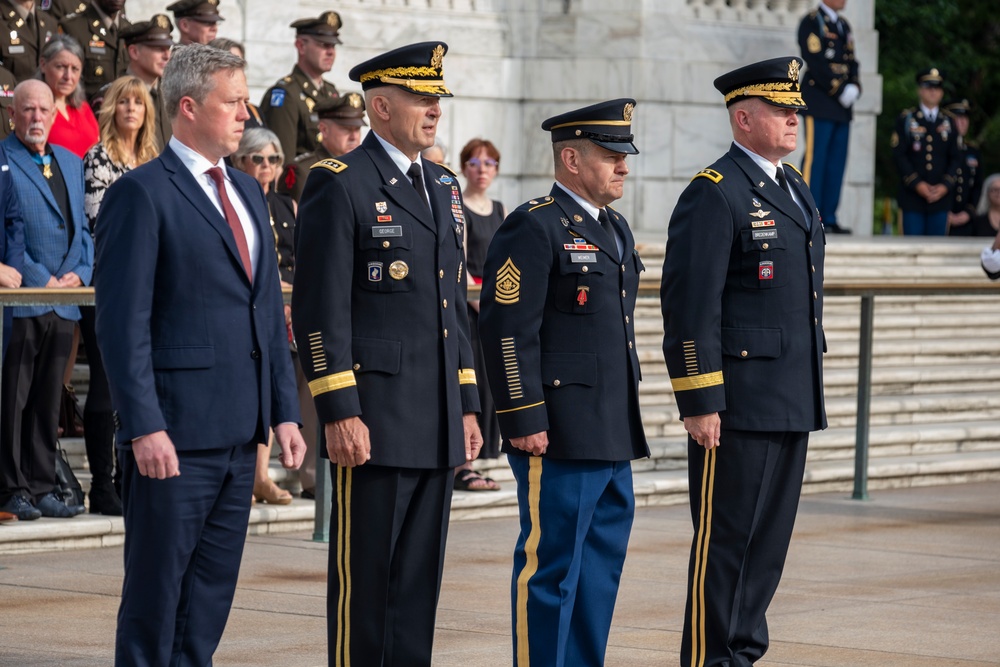 Army's 250th Birthday Wreath Laying Ceremony