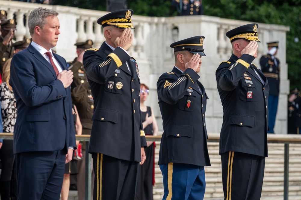 Army's 250th Birthday Wreath Laying Ceremony