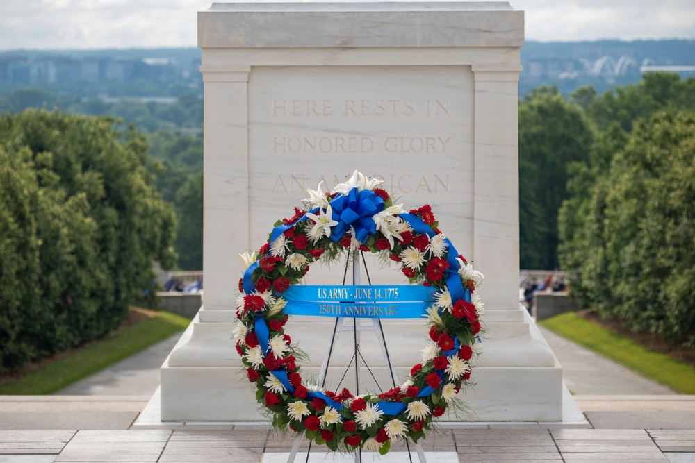 Army's 250th Birthday Wreath Laying Ceremony