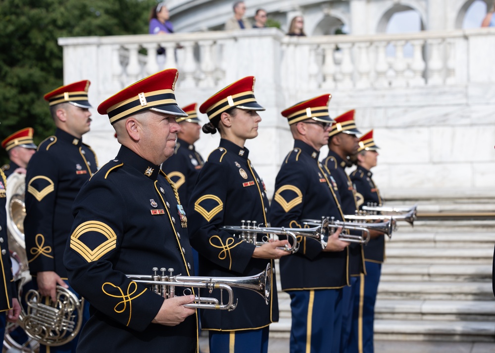 Wreath Laying in honor of Army's 250th Birthday