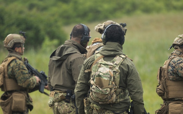 BALTOPS 25 2d LAR joint range with Portuguese service members