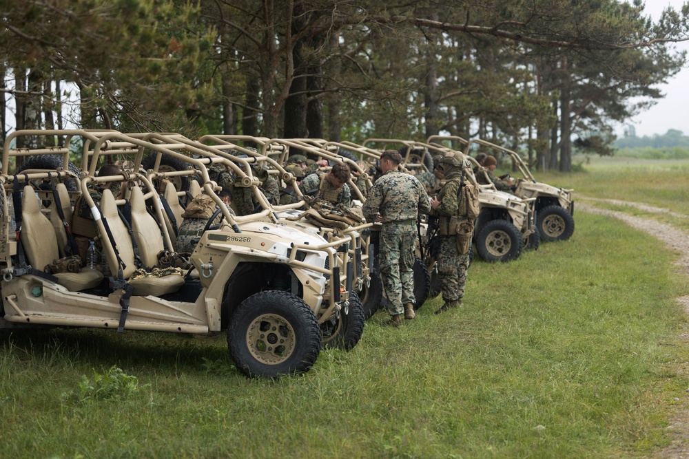 BALTOPS 25 2d LAR joint range with Portuguese service members