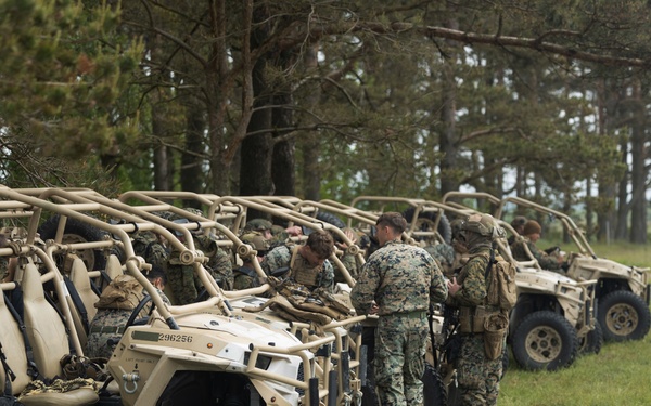 BALTOPS 25 2d LAR joint range with Portuguese service members