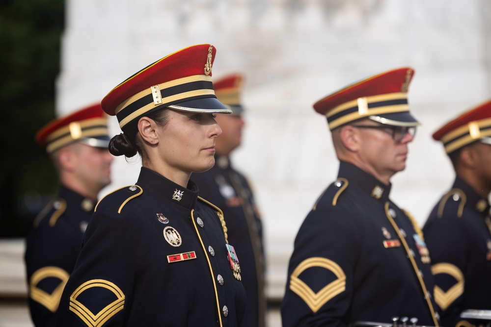 Wreath Laying in honor of Army's 250th Birthday