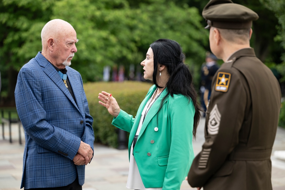 U.S. Army 250th Birthday Wreath-Laying at the Tomb of the Unknown Soldier