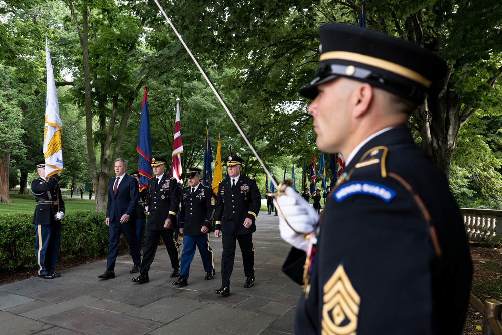 U.S. Army 250th Birthday Wreath-Laying at the Tomb of the Unknown Soldier