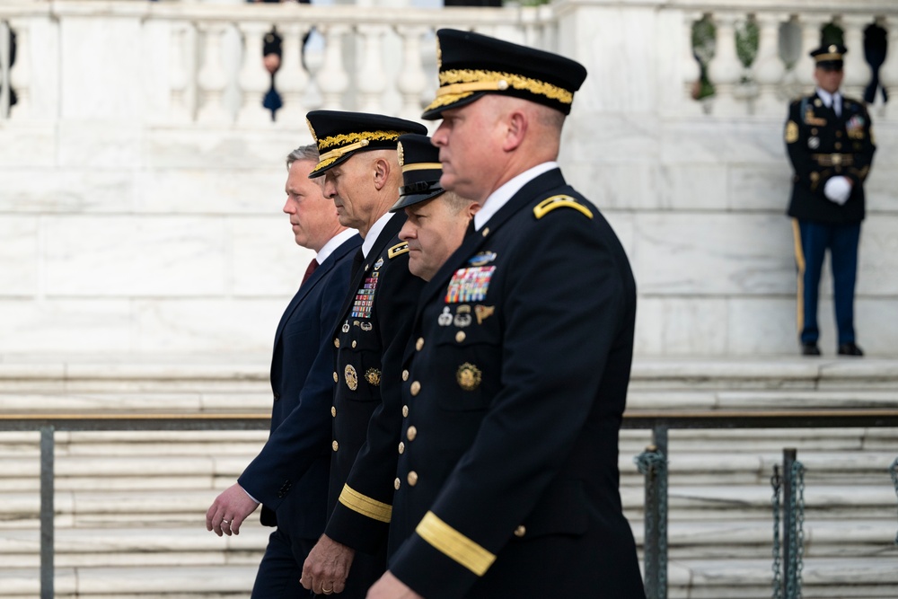 U.S. Army 250th Birthday Wreath-Laying at the Tomb of the Unknown Soldier