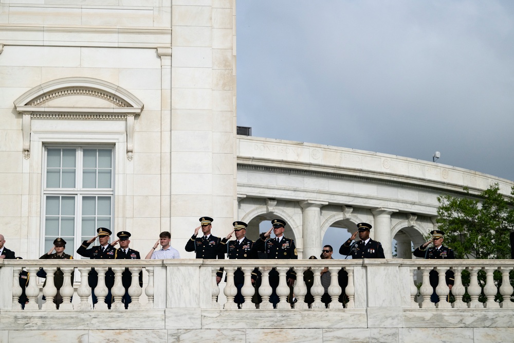 U.S. Army 250th Birthday Wreath-Laying at the Tomb of the Unknown Soldier