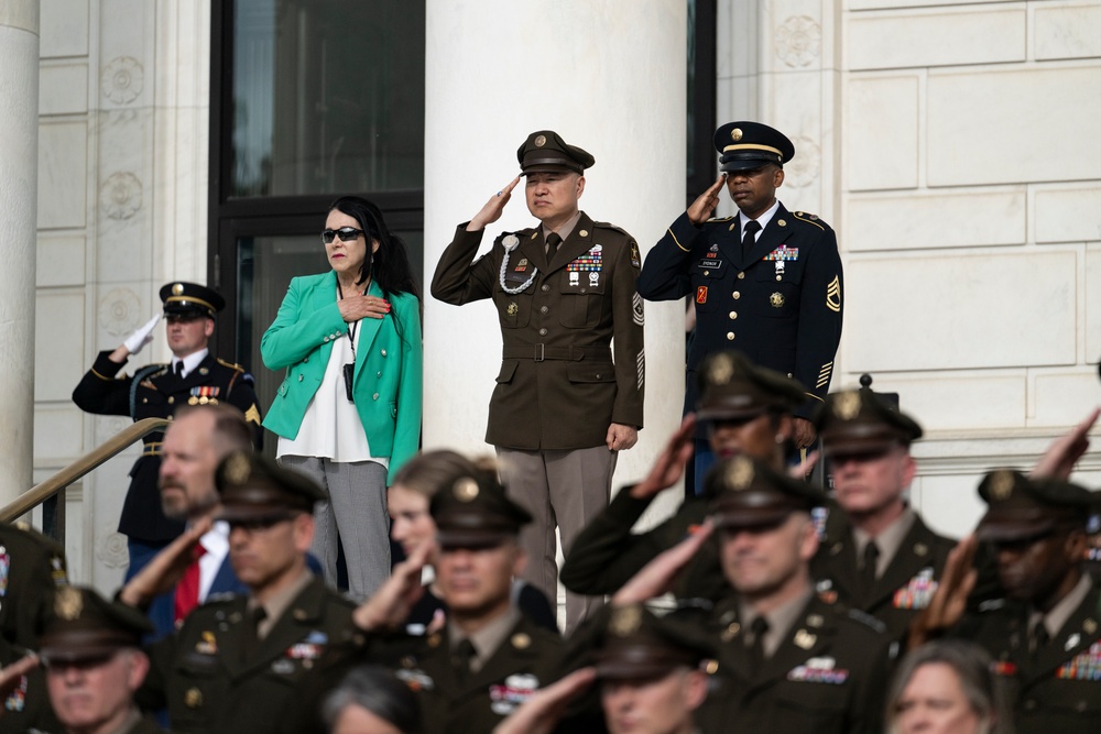 U.S. Army 250th Birthday Wreath-Laying at the Tomb of the Unknown Soldier