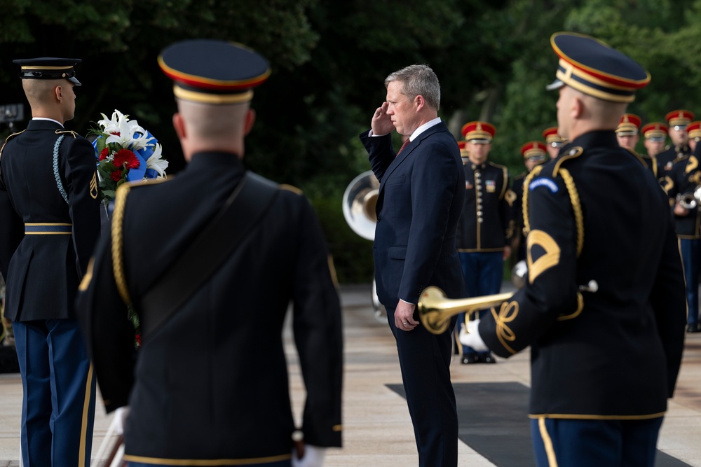 U.S. Army 250th Birthday Wreath-Laying at the Tomb of the Unknown Soldier