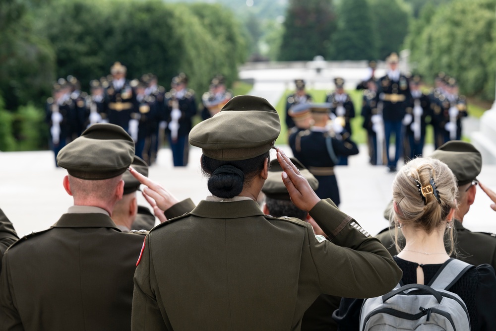 U.S. Army 250th Birthday Wreath-Laying at the Tomb of the Unknown Soldier