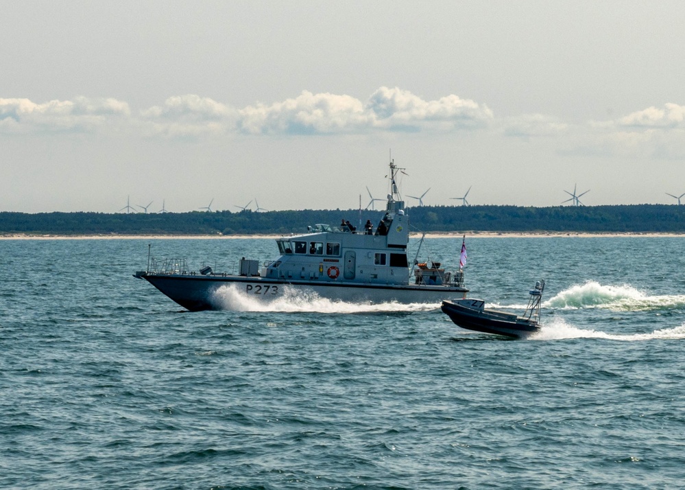 CTF 66 conducts counter USV operations with Royal Navy during BALTOPS 25