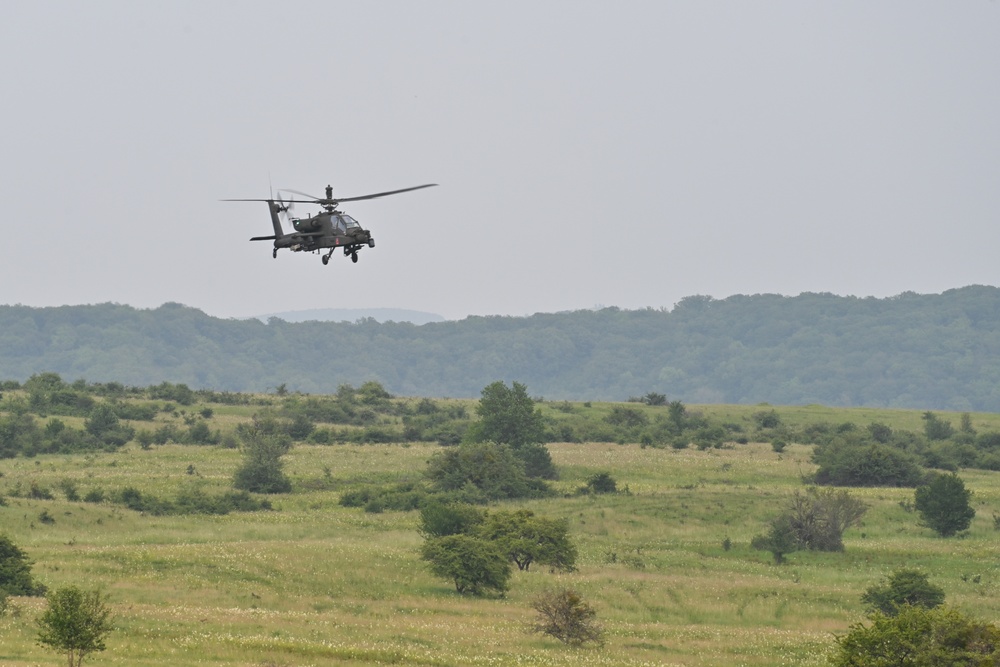 Saber Guardian 25: 12th CAB conducts aerial gunnery exercise