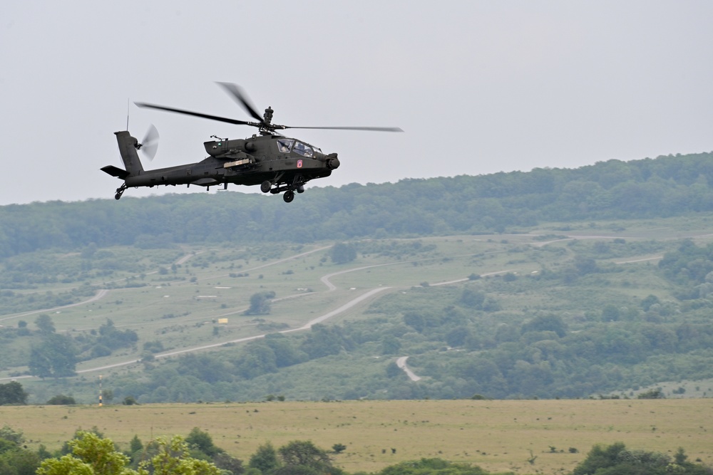Saber Guardian 25: 12th CAB conducts aerial gunnery exercise