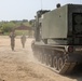 41st FAB washes down MLRS before transportation procedures during Saber Guardian 25
