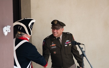 Maj. Gen. Haas gives remarks at 250th Army birthday event