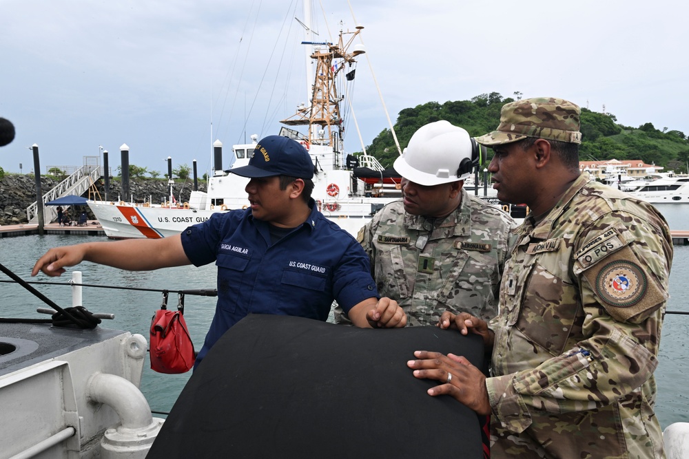 SENAN tours USCG Cutters in Panama