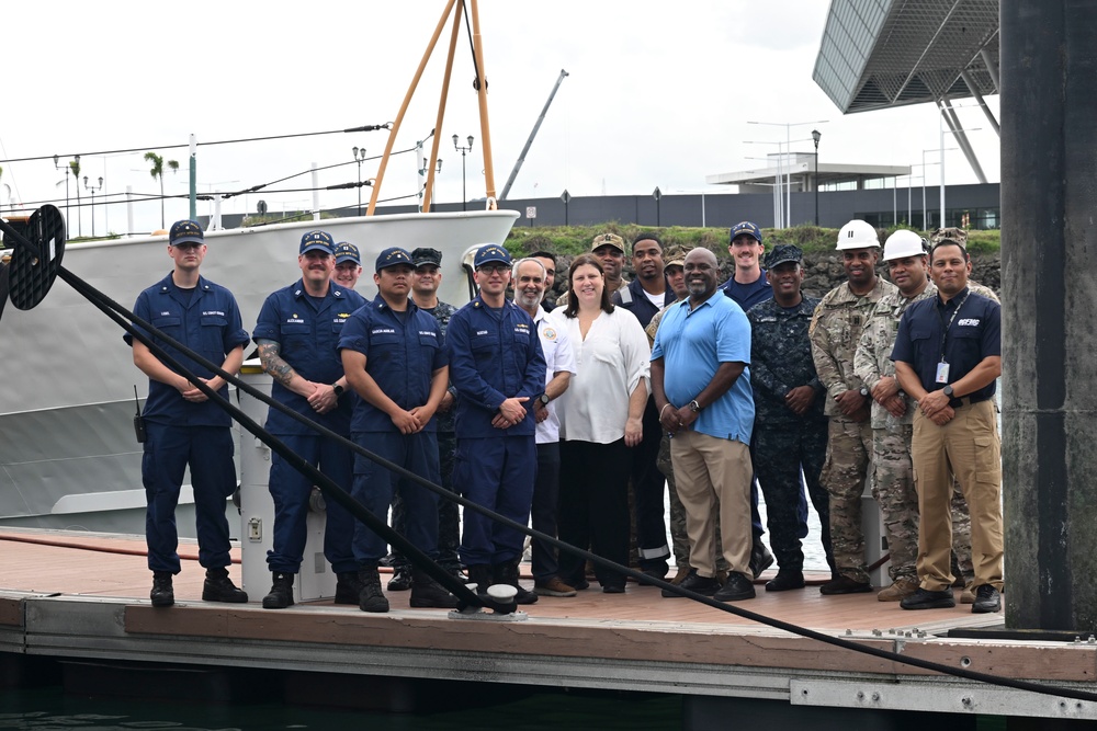 SENAN tours USCG Cutters in Panama
