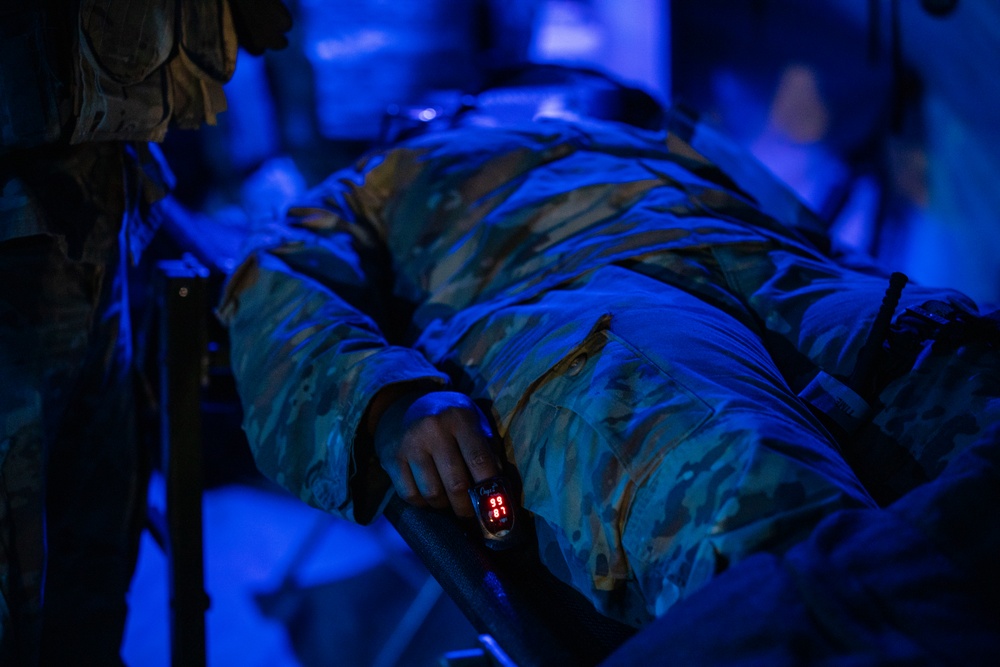 41st FAB medics conduct operations after OPFOR attack during Saber Guardian 25