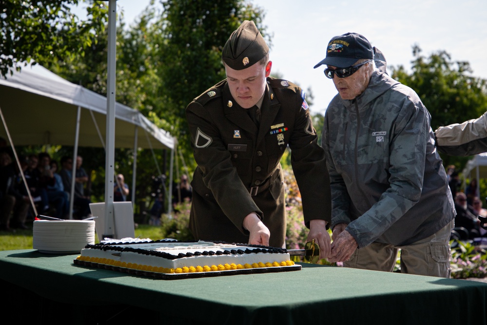 Monument at Thompson Park Rededicated to Honor 10th Mountain Division Legacy