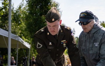 Monument at Thompson Park Rededicated to Honor 10th Mountain Division Legacy