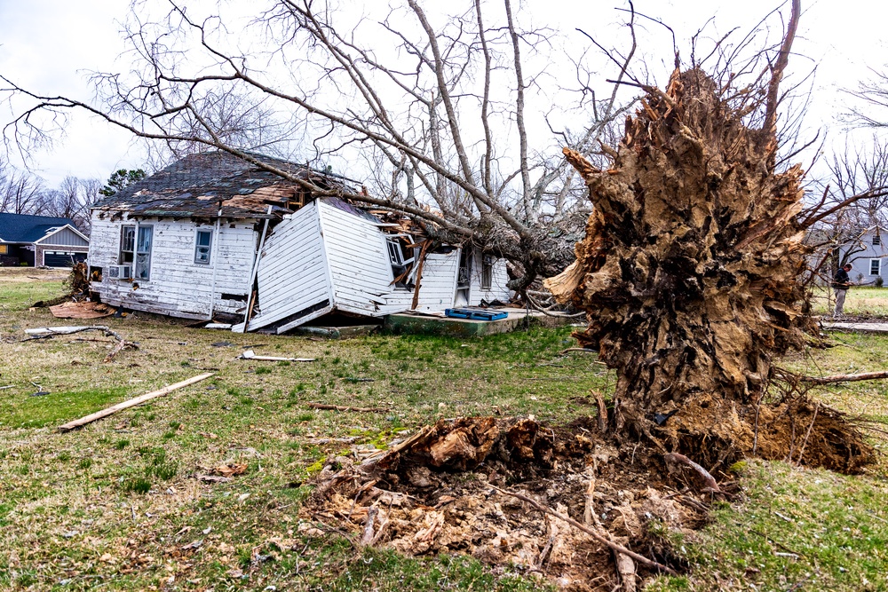 Tornado Damage in Butler County, Missouri