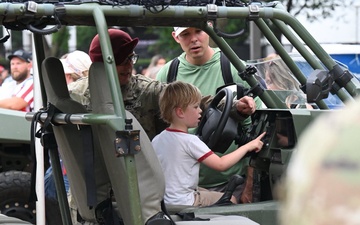 82nd Airborne Division Static Displays on National Mall