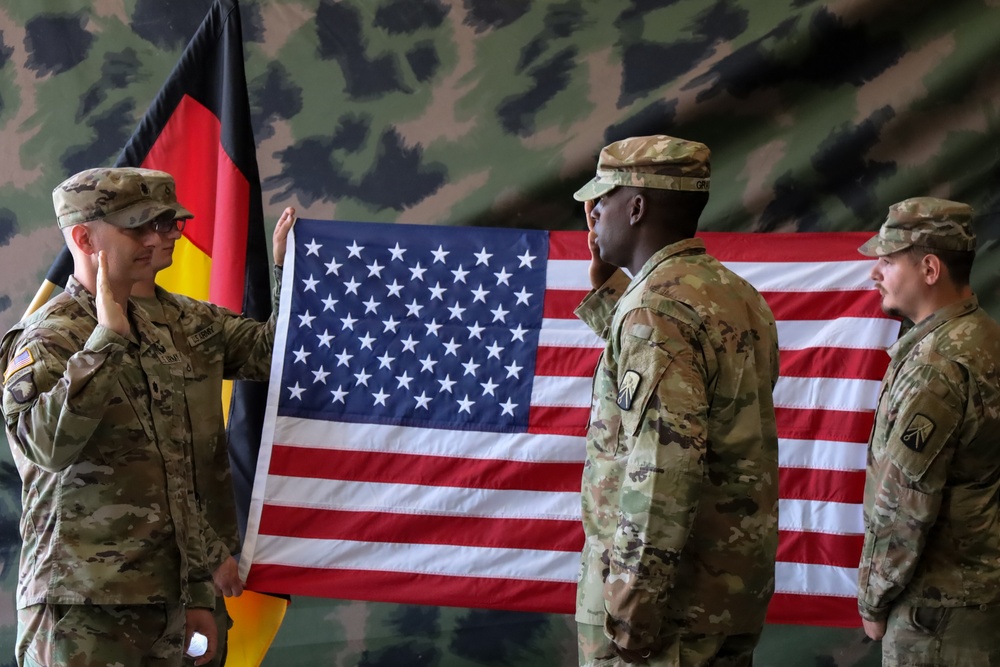 U.S. Army 1st Lieutenant Kareem Gray receives promotion to Captain