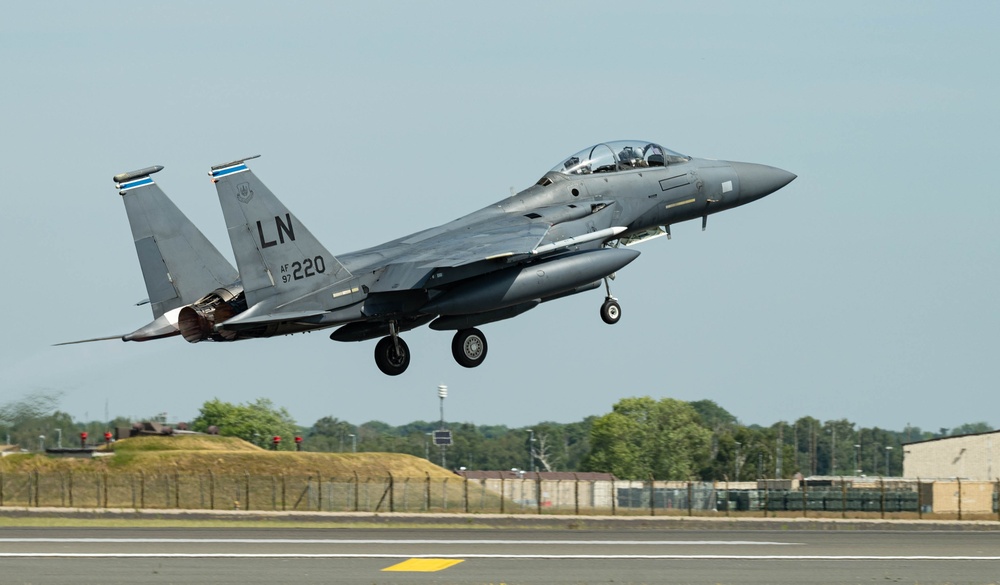 48th Fighter Wing aircraft take off for Atlantic Trident 25