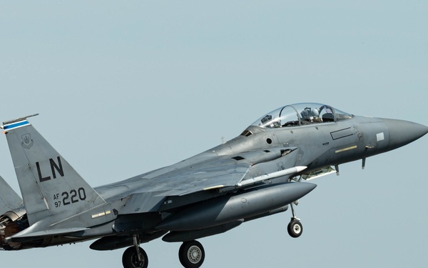 48th Fighter Wing aircraft take off for Atlantic Trident 25