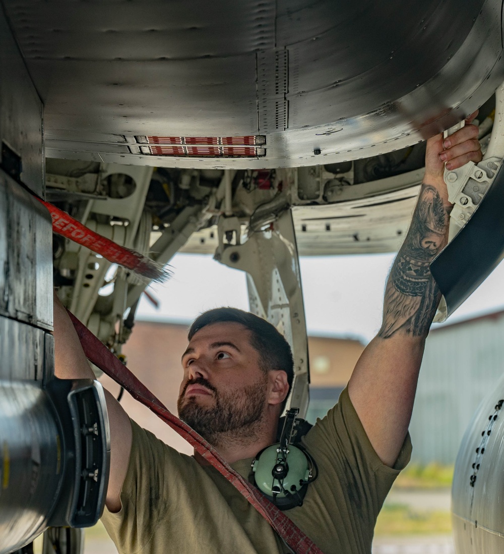 48th Fighter Wing aircraft take off for Atlantic Trident 25