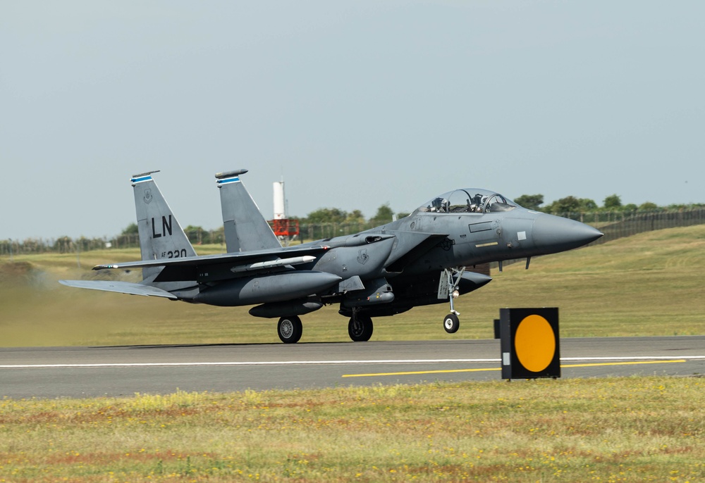 48th Fighter Wing aircraft take off for Atlantic Trident 25
