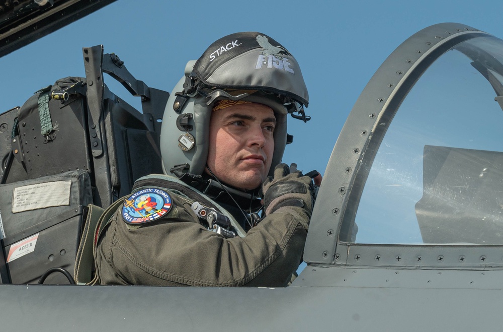 48th Fighter Wing aircraft take off for Atlantic Trident 25