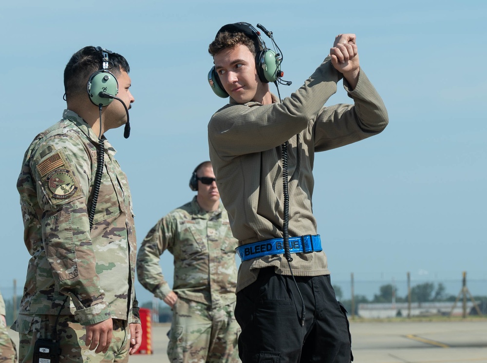 48th Fighter Wing aircraft take off for Atlantic Trident 25