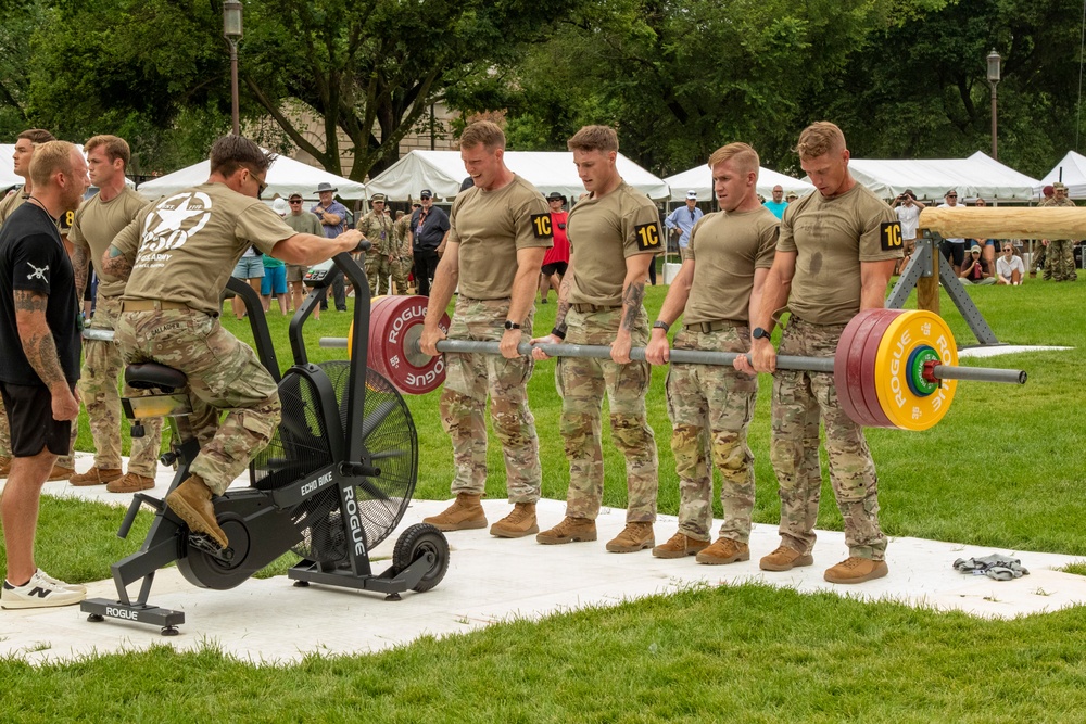 3ID Participates In An Army Fitness Competition