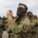 Soldiers from across the Army prepare to march in Grand Military Parade
