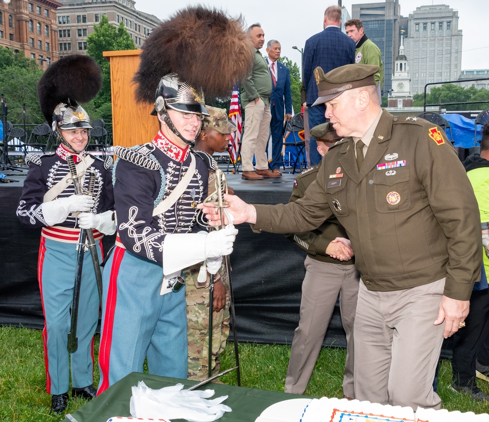 Pa. National Guard observes U.S. Army’s 250th Birthday