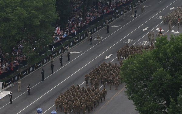 Army National Guard takes part in Army 250th birthday celebrations