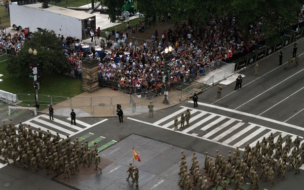 Army National Guard takes part in Army 250th birthday celebrations