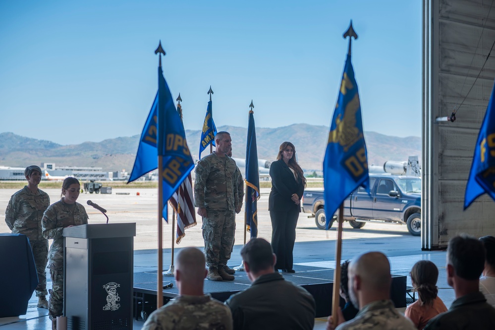 Gowen Field hosts Honorary Commander Change of Command