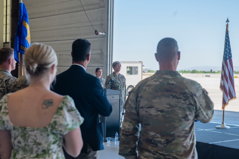 Gowen Field hosts Honorary Commander Change of Command